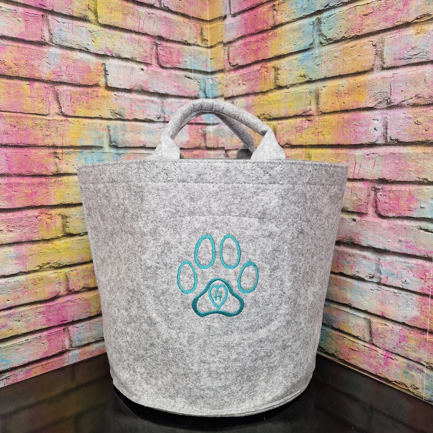 Personalised Dog Paw Storage Trug
