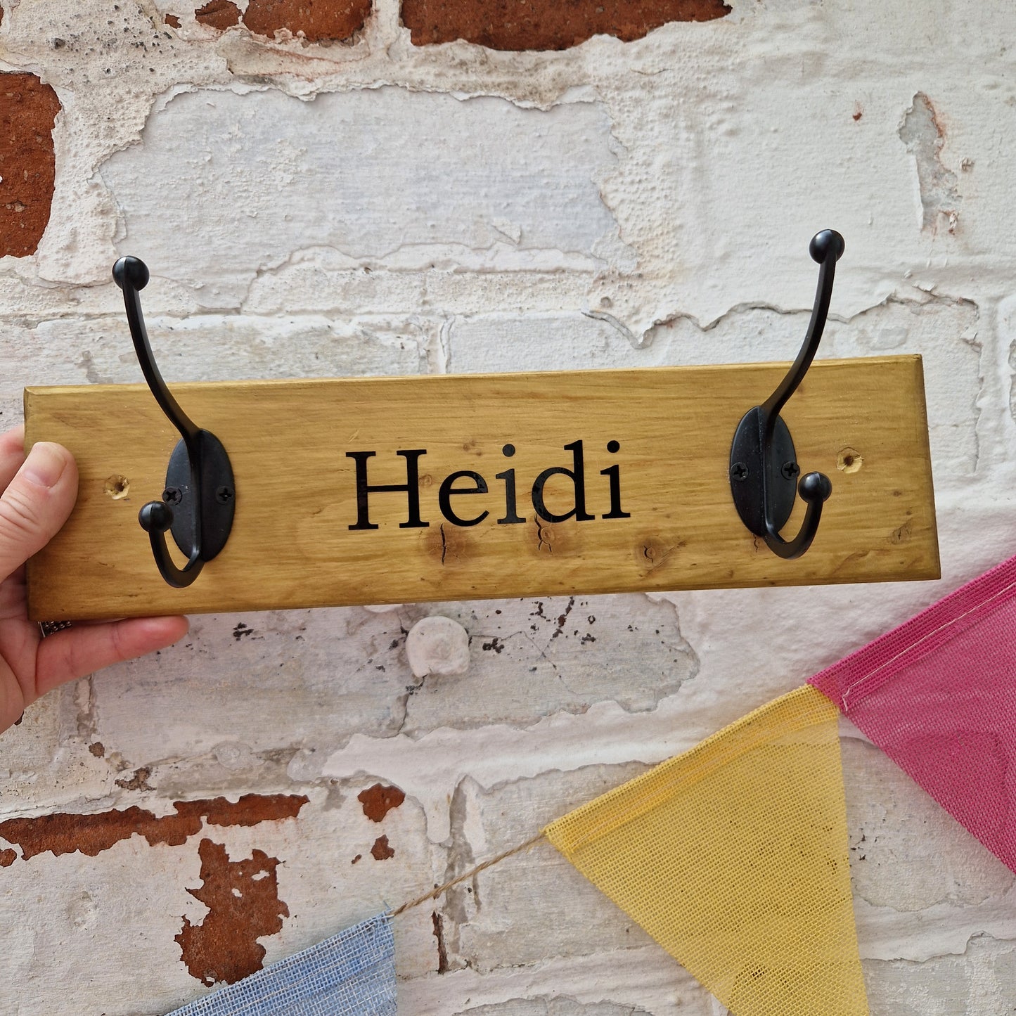 Personalised dog lead and accessory hooks