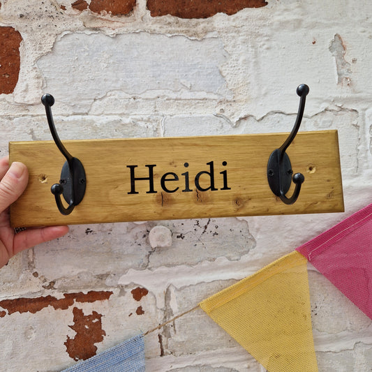 Personalised dog lead and accessory hooks