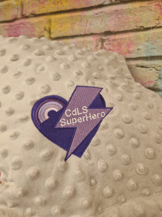 CdLS super hero blanket