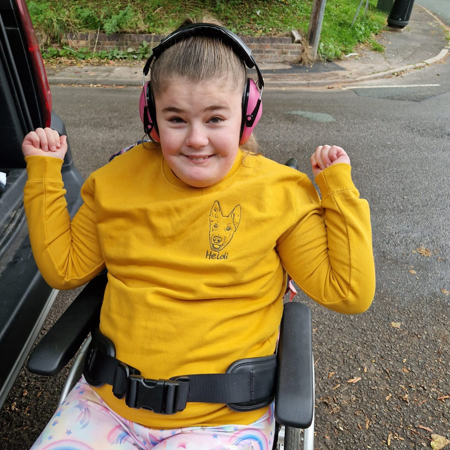 Pet line portrait Childrens sweater