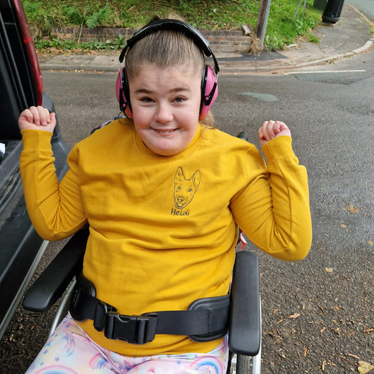 Pet line portrait Childrens sweater