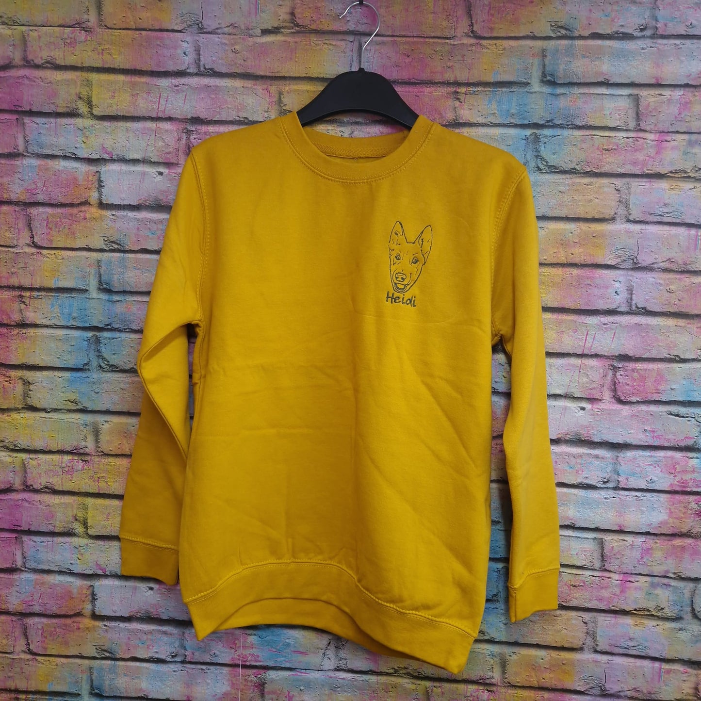 Pet line portrait Childrens sweater